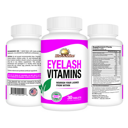 Eyelash vitamins - eyelash,